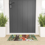 Enchanted forest & woodland animals in the snow Welcome Mat Gallery Image 3