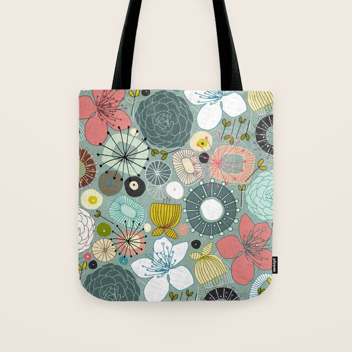 oriental blooms Tote Bag Gallery Image 1