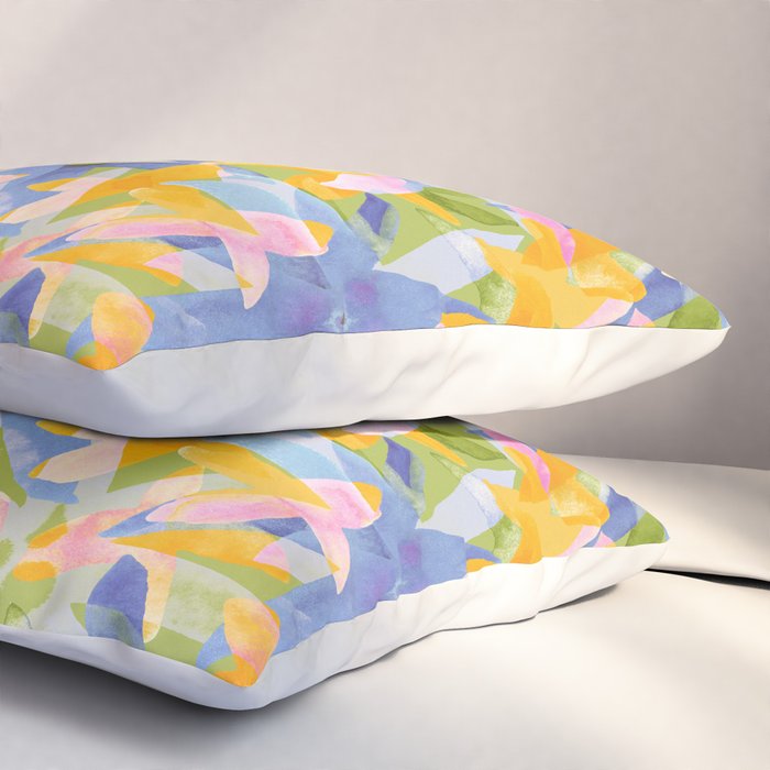 Watercolor Blooms #1 Pillow Sham Gallery Image 3