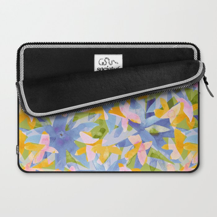 Watercolor Blooms #1 Laptop Sleeve Gallery Image 2