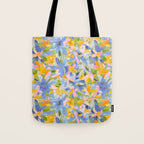 Watercolor Blooms #1 Tote Bag Gallery Image 1