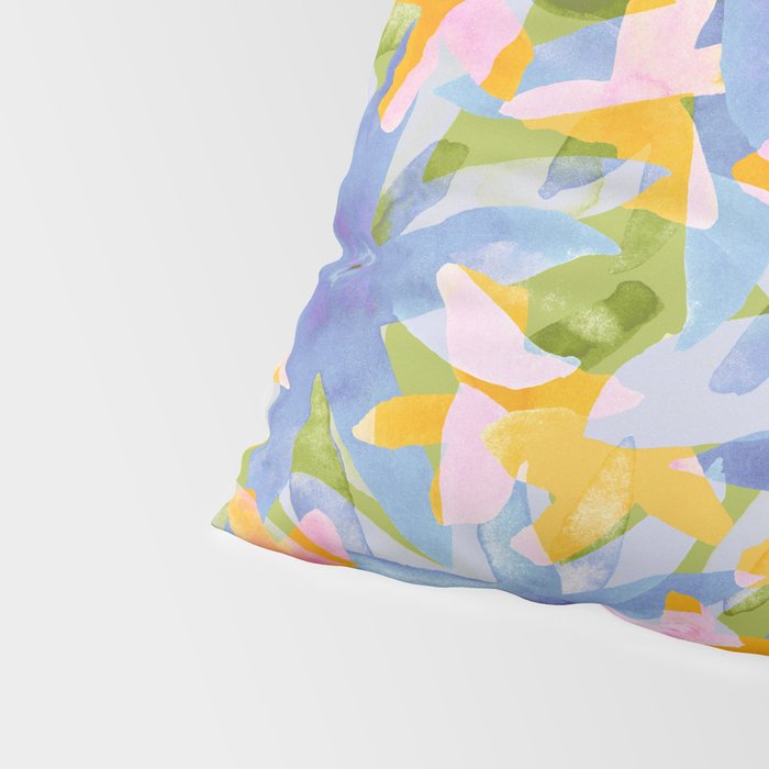 Watercolor Blooms #1 Pillow Sham Gallery Image 4