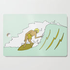 70s outer banks surf // retro surf by surfy birdy Cutting Board Gallery Image 1