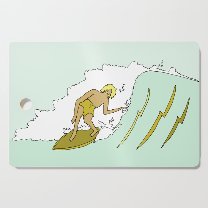 70s outer banks surf // retro surf by surfy birdy Cutting Board Gallery Image 1