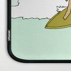 70s outer banks surf // retro surf by surfy birdy Laptop Sleeve Gallery Image 3