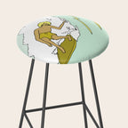 70s outer banks surf // retro surf by surfy birdy Stool Gallery Image 2