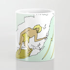 70s outer banks surf // retro surf by surfy birdy Coffee Mug Gallery Image 4