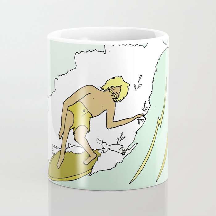 70s outer banks surf // retro surf by surfy birdy Coffee Mug Gallery Image 4