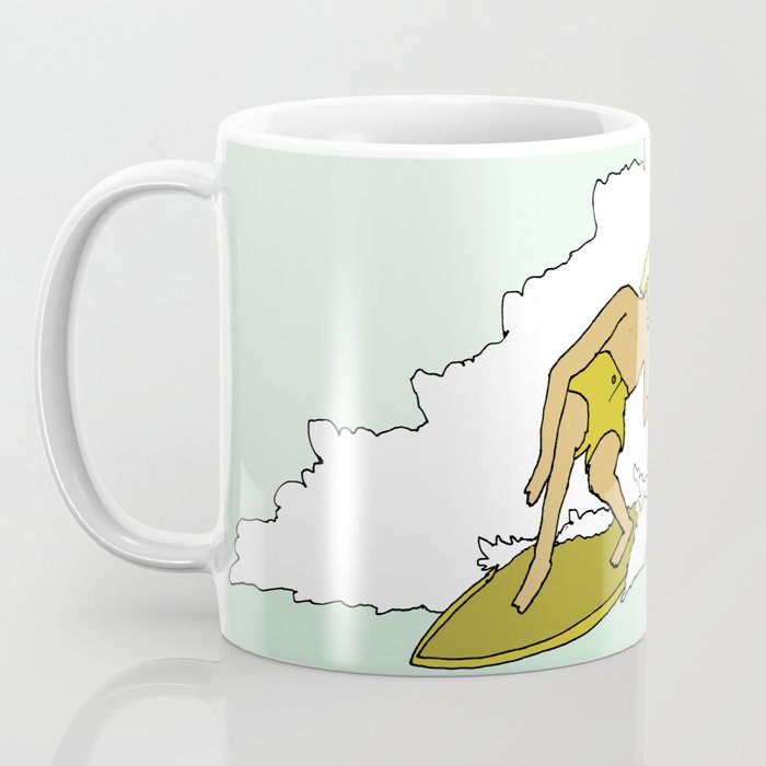 70s outer banks surf // retro surf by surfy birdy Coffee Mug Gallery Image 3
