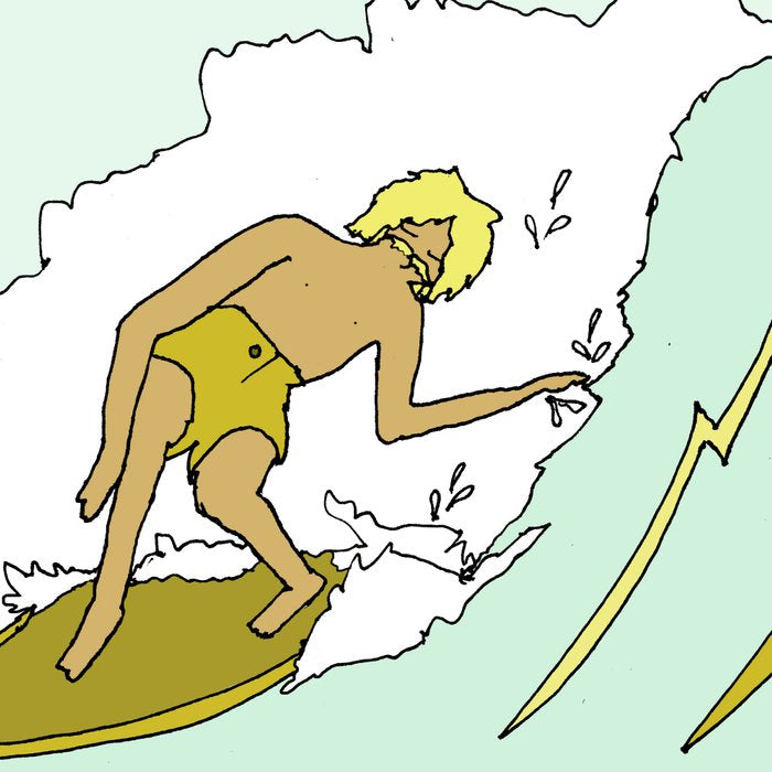70s outer banks surf // retro surf by surfy birdy Coffee Mug Gallery Image 2
