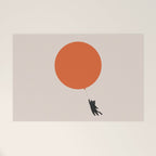 Cat Landscape 182: Sun Balloon Welcome Mat Gallery Image 1