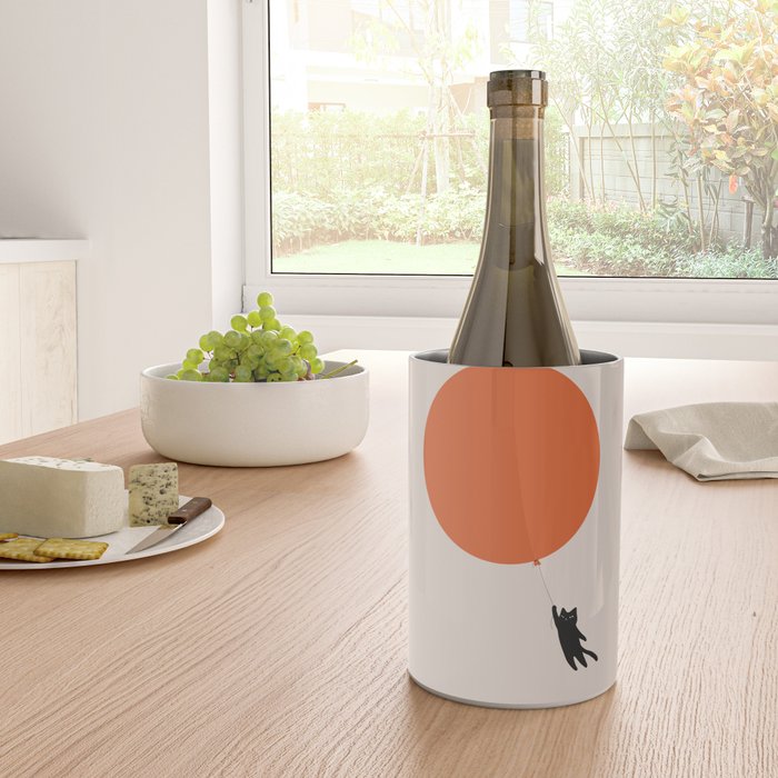 Cat Landscape 182: Sun Balloon Wine Chiller Gallery Image 4