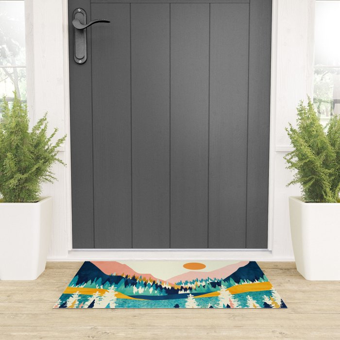 Summer Valley Vista Welcome Mat Gallery Image 3