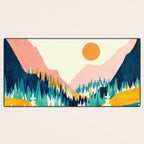 Summer Valley Vista Desk Mat Gallery Image 3