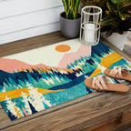 Summer Valley Vista Outdoor Rug Gallery Image 2
