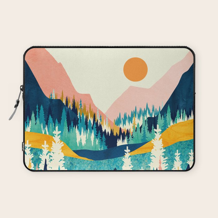 Summer Valley Vista Laptop Sleeve Gallery Image 1