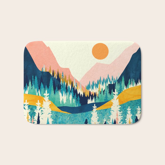 Summer Valley Vista Bath Mat Gallery Image 1
