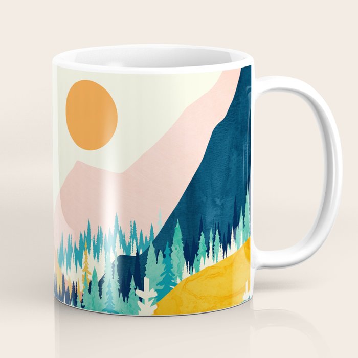 Summer Valley Vista Coffee Mug Gallery Image 1