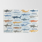 Shark Species Identification Chart Rug Gallery Image 2