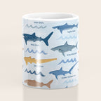 Shark Species Identification Chart Coffee Mug Gallery Image 4