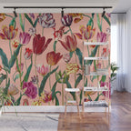 Magic Tulips Pattern VII Wall Mural Gallery Image 1