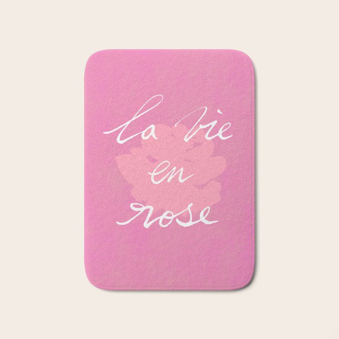 La Vie en Rose Bath Mat Gallery Image 1