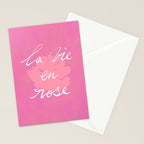 La Vie en Rose Stationery Card Gallery Image 2