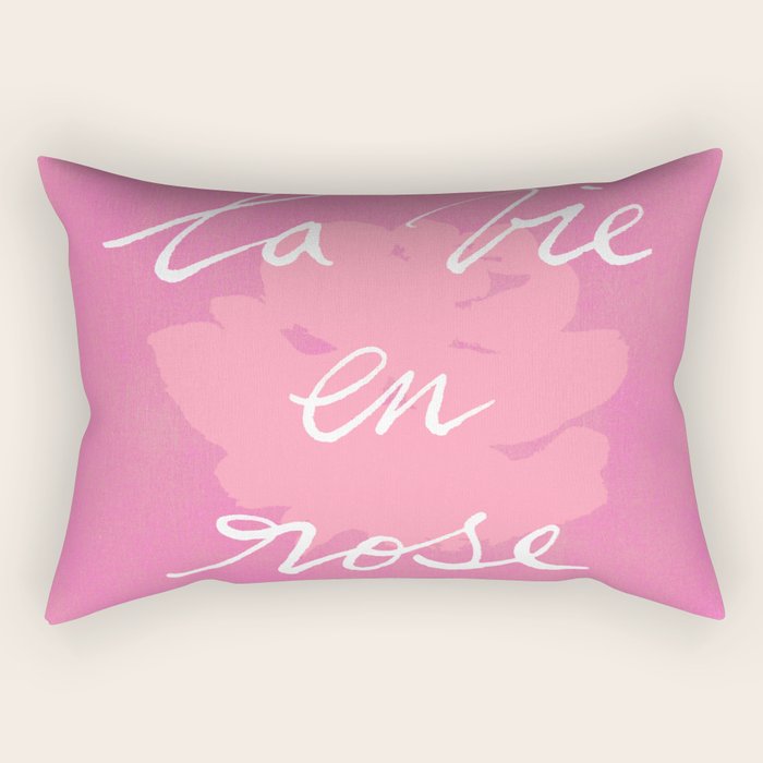La Vie en Rose Rectangular Pillow Gallery Image 2