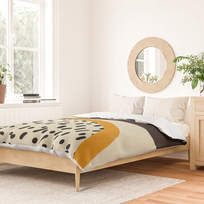 cut out matisse with dots Duvet Cover Gallery Image 2