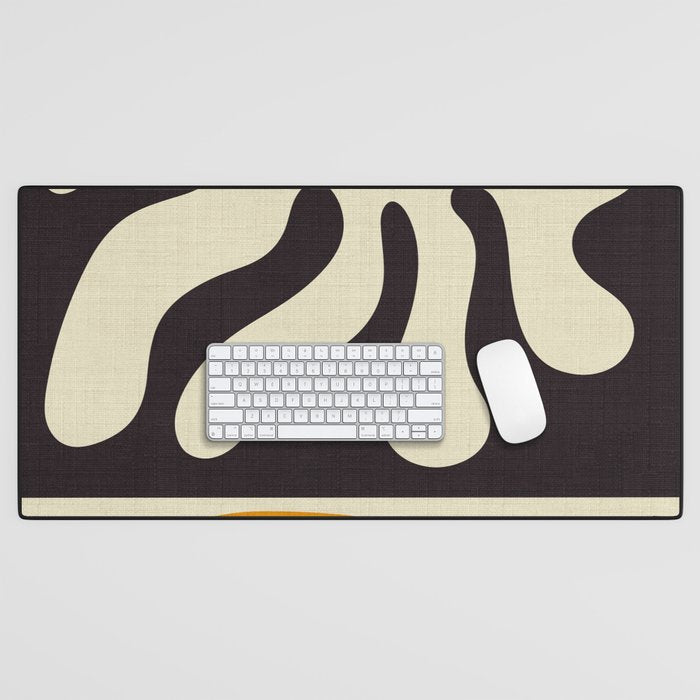 cut out matisse with dots Desk Mat Gallery Image 1
