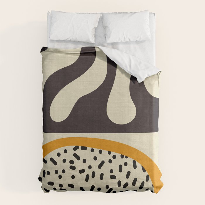 cut out matisse with dots Duvet Cover Gallery Image 1