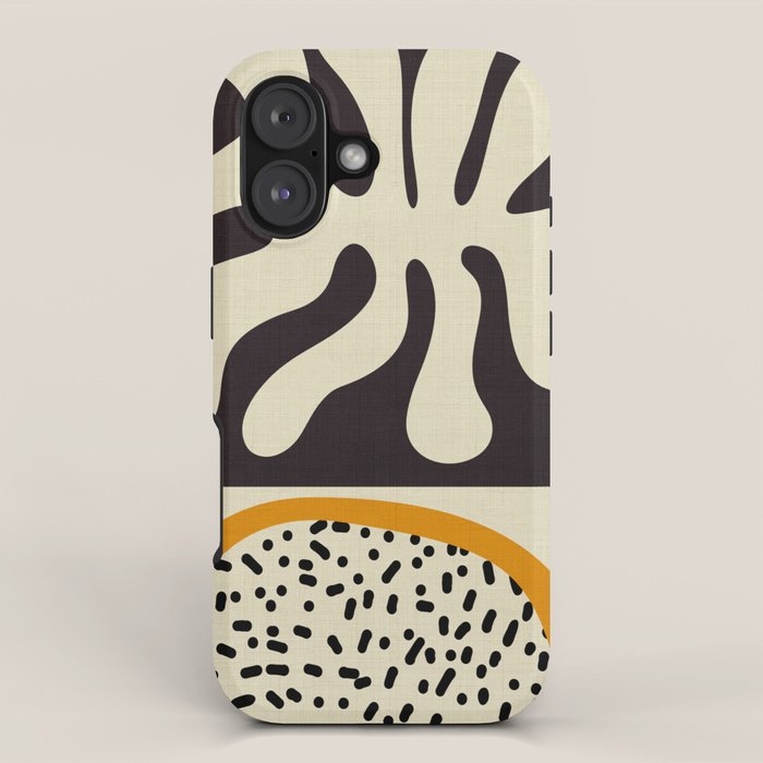 cut out matisse with dots iPhone Case Gallery Image 1