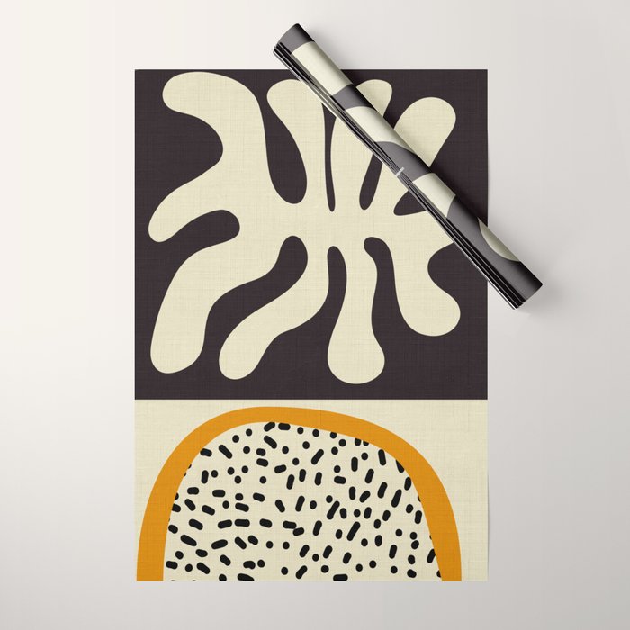 cut out matisse with dots Wrapping Paper Gallery Image 1