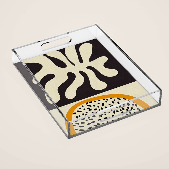 cut out matisse with dots Acrylic Tray Gallery Image 1