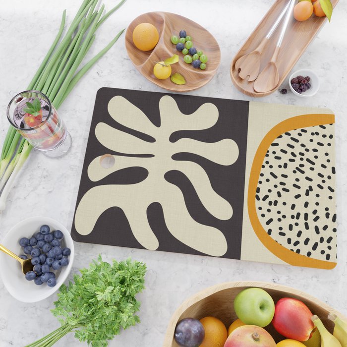 cut out matisse with dots Cutting Board Gallery Image 2