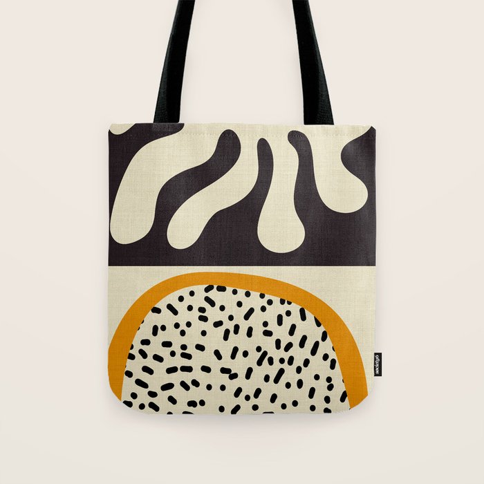 cut out matisse with dots Tote Bag Gallery Image 1