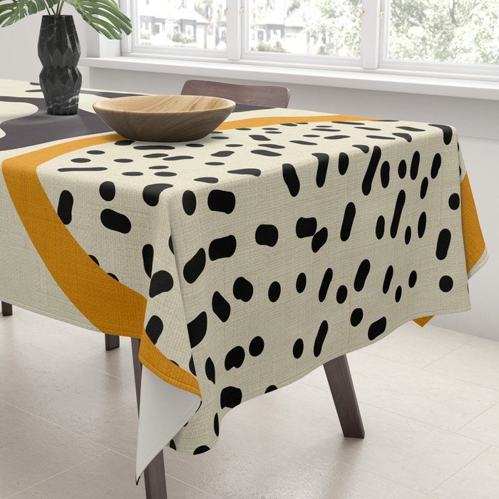 cut out matisse with dots Tablecloth Gallery Image 3
