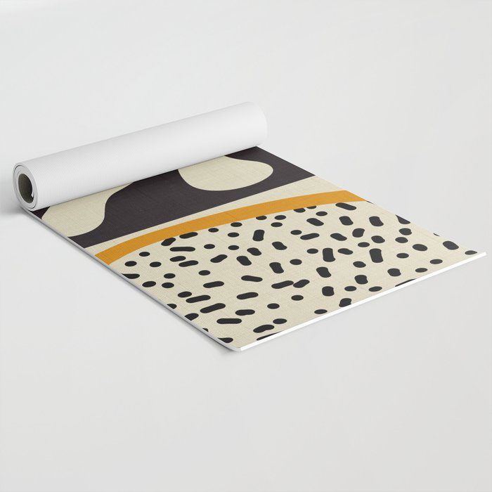 cut out matisse with dots Yoga Mat Gallery Image 2
