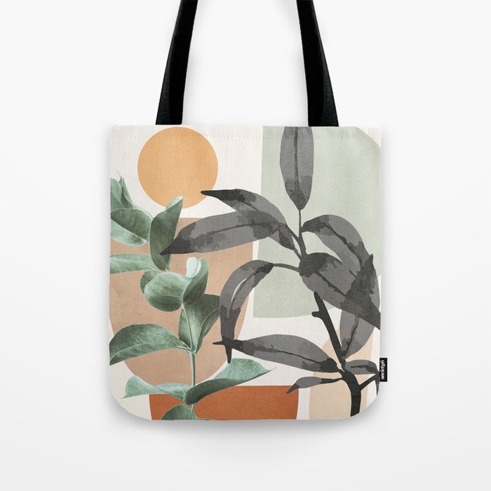 Sunset Flora 01 Tote Bag Gallery Image 1