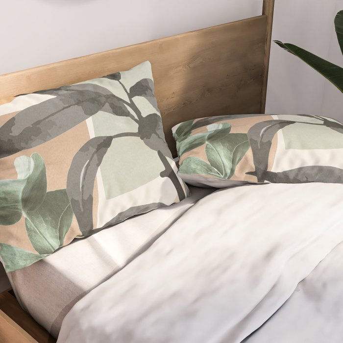 Sunset Flora 01 Pillow Sham Gallery Image 2