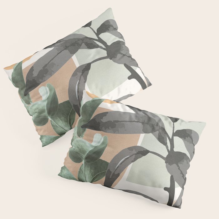 Sunset Flora 01 Pillow Sham Gallery Image 1