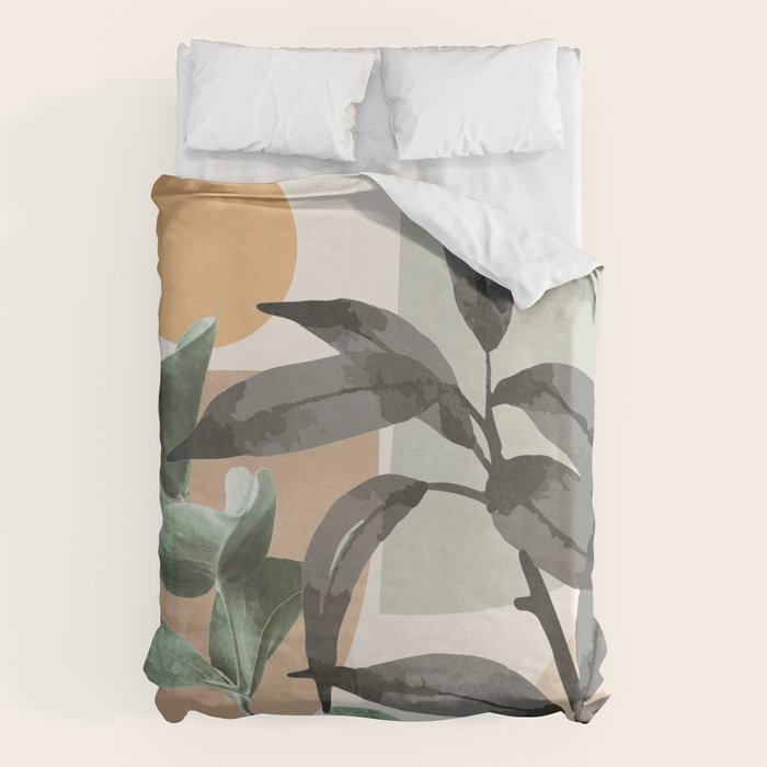 Sunset Flora 01 Duvet Cover Gallery Image 1