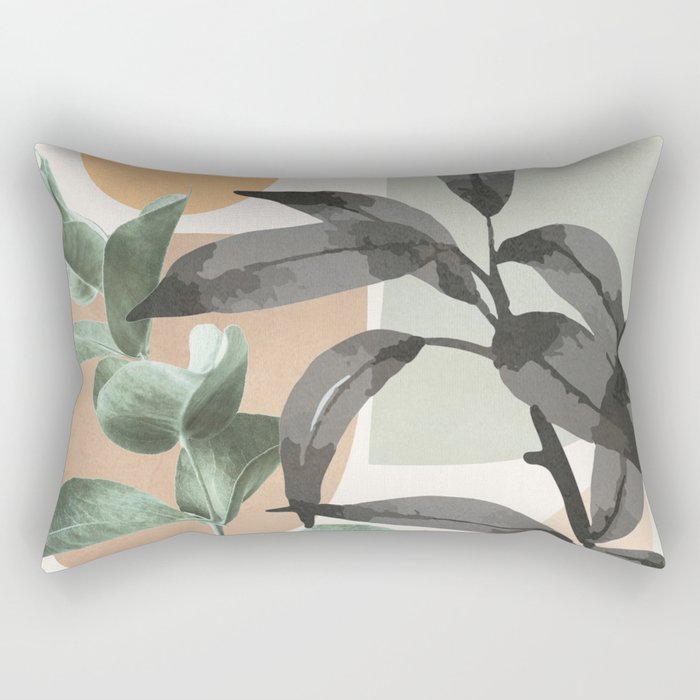 Sunset Flora 01 Rectangular Pillow Gallery Image 1