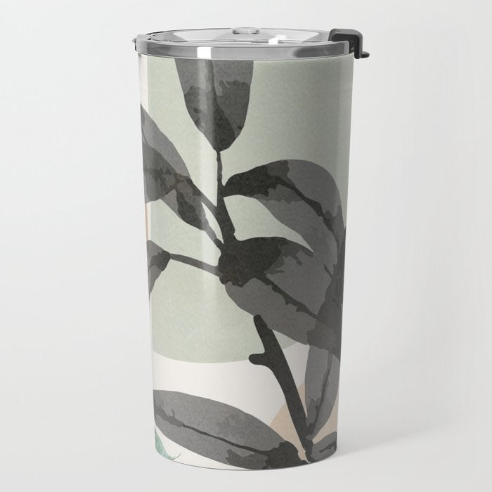 Sunset Flora 01 Travel Mug Gallery Image 2