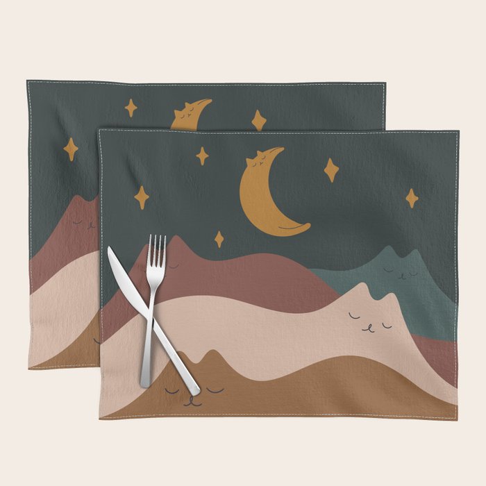 Cat Landscape 133 Placemat Gallery Image 1