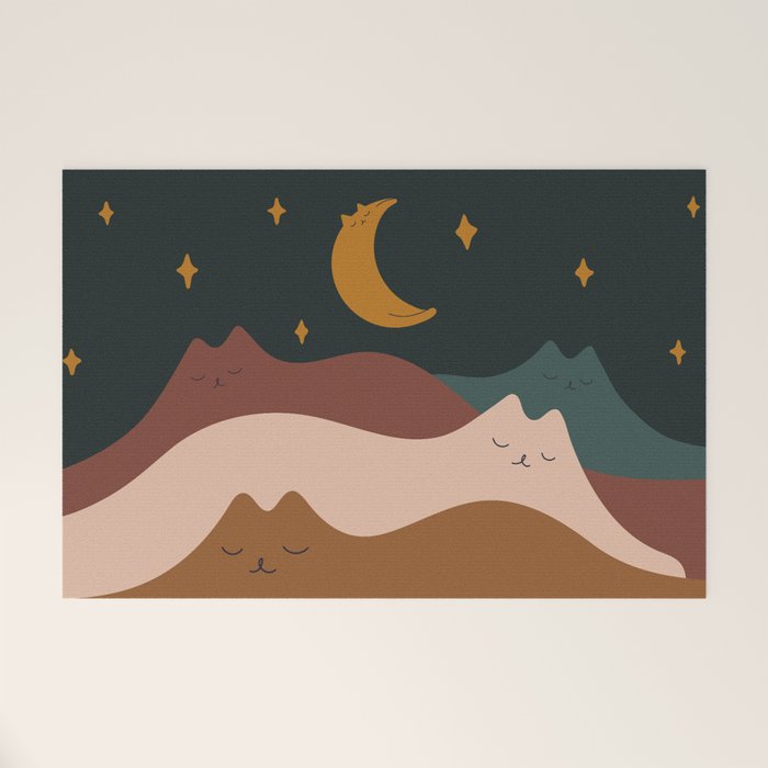 Cat Landscape 133 Welcome Mat Gallery Image 1