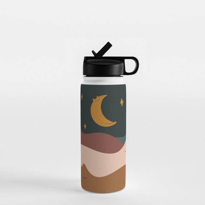 Cat Landscape 133 Water Bottle Gallery Image 1