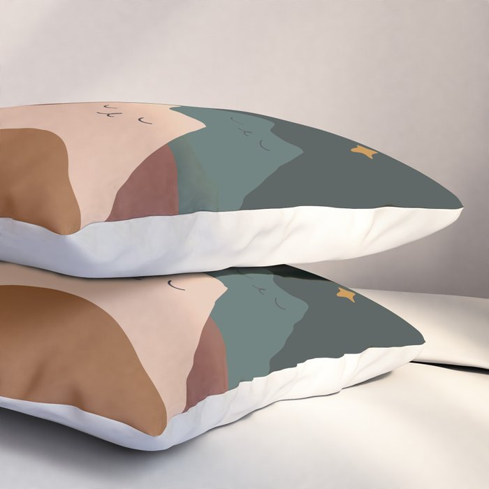 Cat Landscape 133 Pillow Sham Gallery Image 3