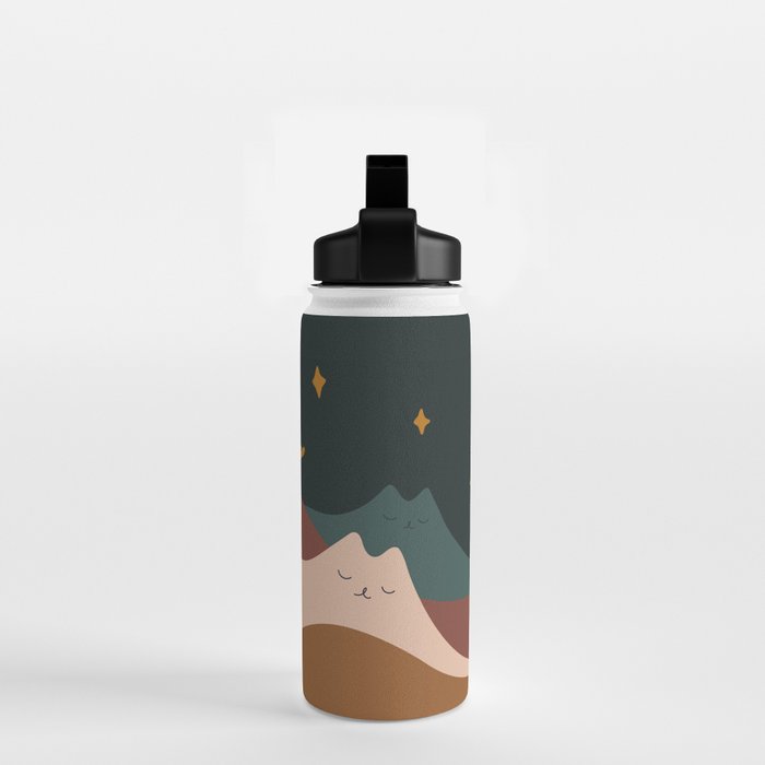 Cat Landscape 133 Water Bottle Gallery Image 2