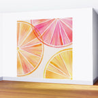 Summer Citrus Party Watercolor Wall Mural Gallery Image 2